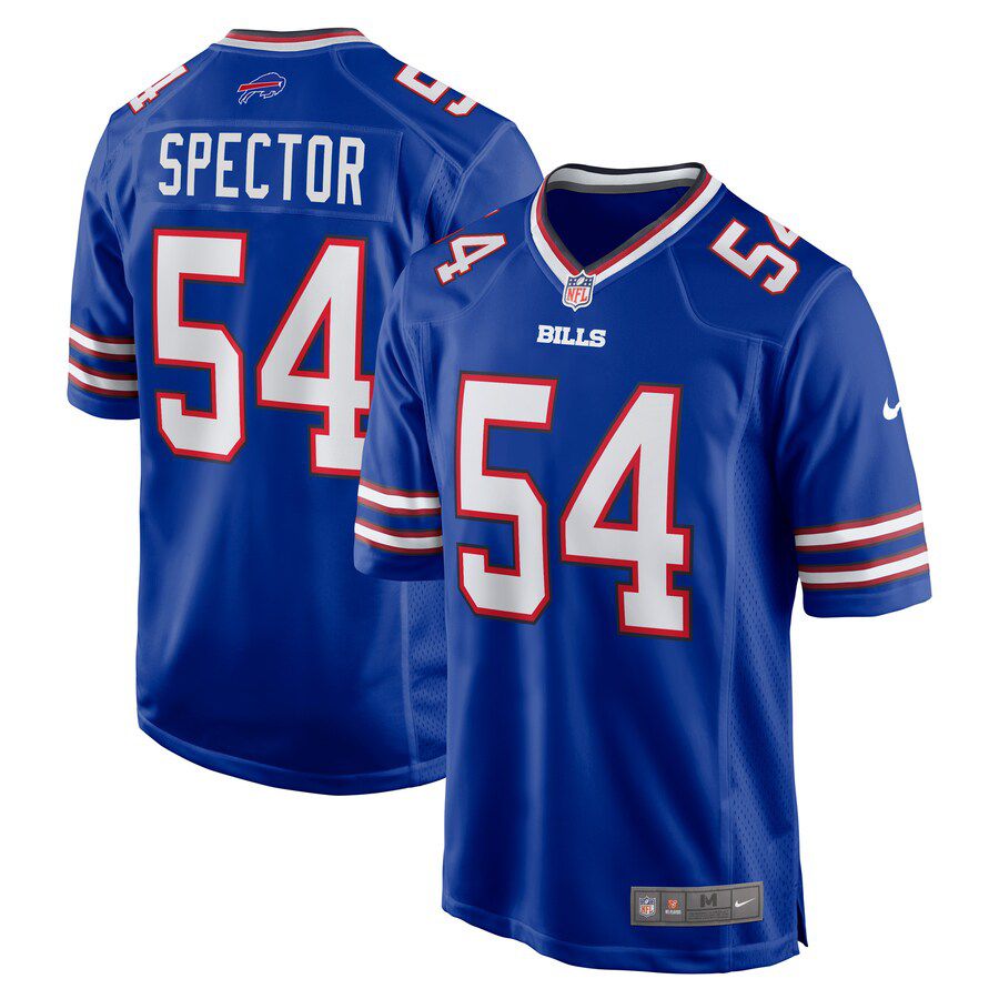 Men Buffalo Bills 54 Baylon Spector Nike Royal Game NFL Jersey
